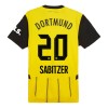 Camiseta de fútbol Borussia Dortmund Sabitzer 20 Primera Equipación 2024-25 - Hombre